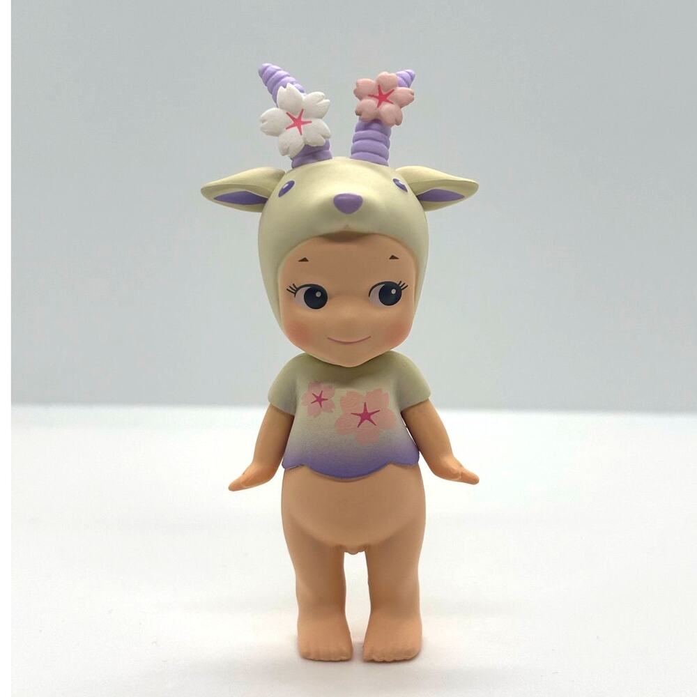 New Kewpie/Angel Mini Figure, in Purple Cherry Goat Costume, Open Blind Box
